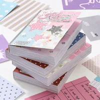 120 Sheets Korean Style M5 Memo Book Polka Dot Basic Simple Ins & Salt Style Decorative Paper for Journal
