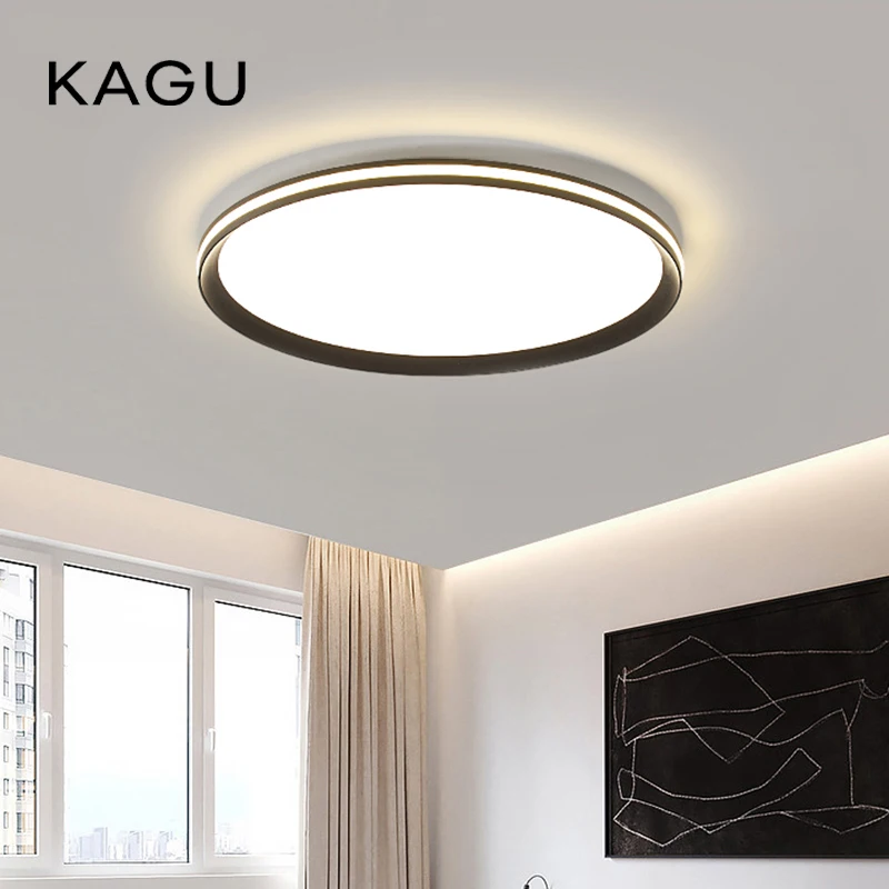 

Nordic Minimalist LED Ceiling Light For Bedroom Living Room Aisle Study Room Balcony Circular Remote Control Lighting Chandelier
