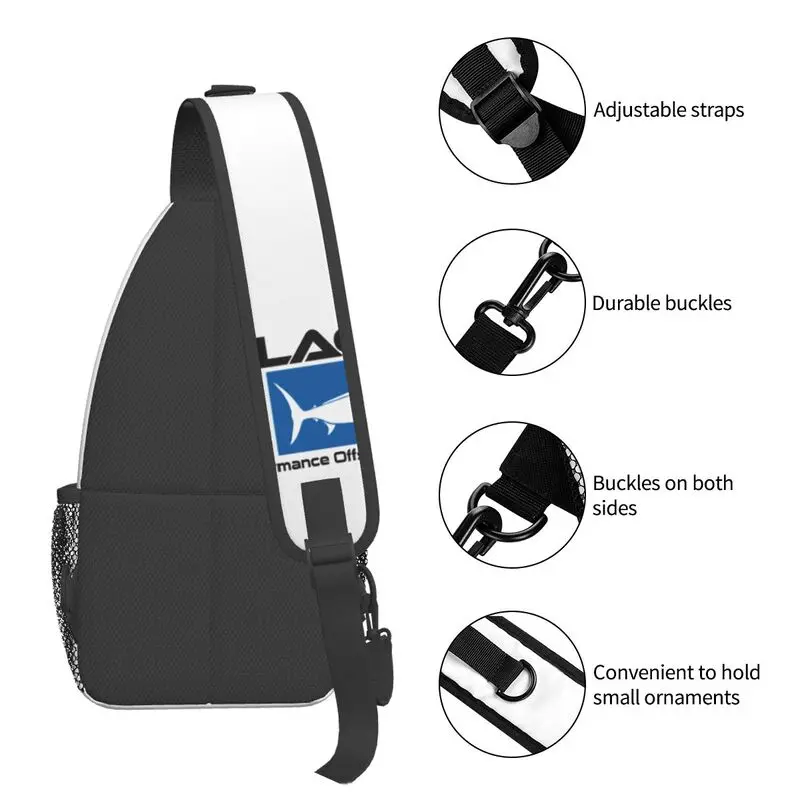 Mochila De Pesca pelagica personalizada para hombre, bandolera de hombro para el pecho, para ciclismo, Camping, regalo de pez pescador