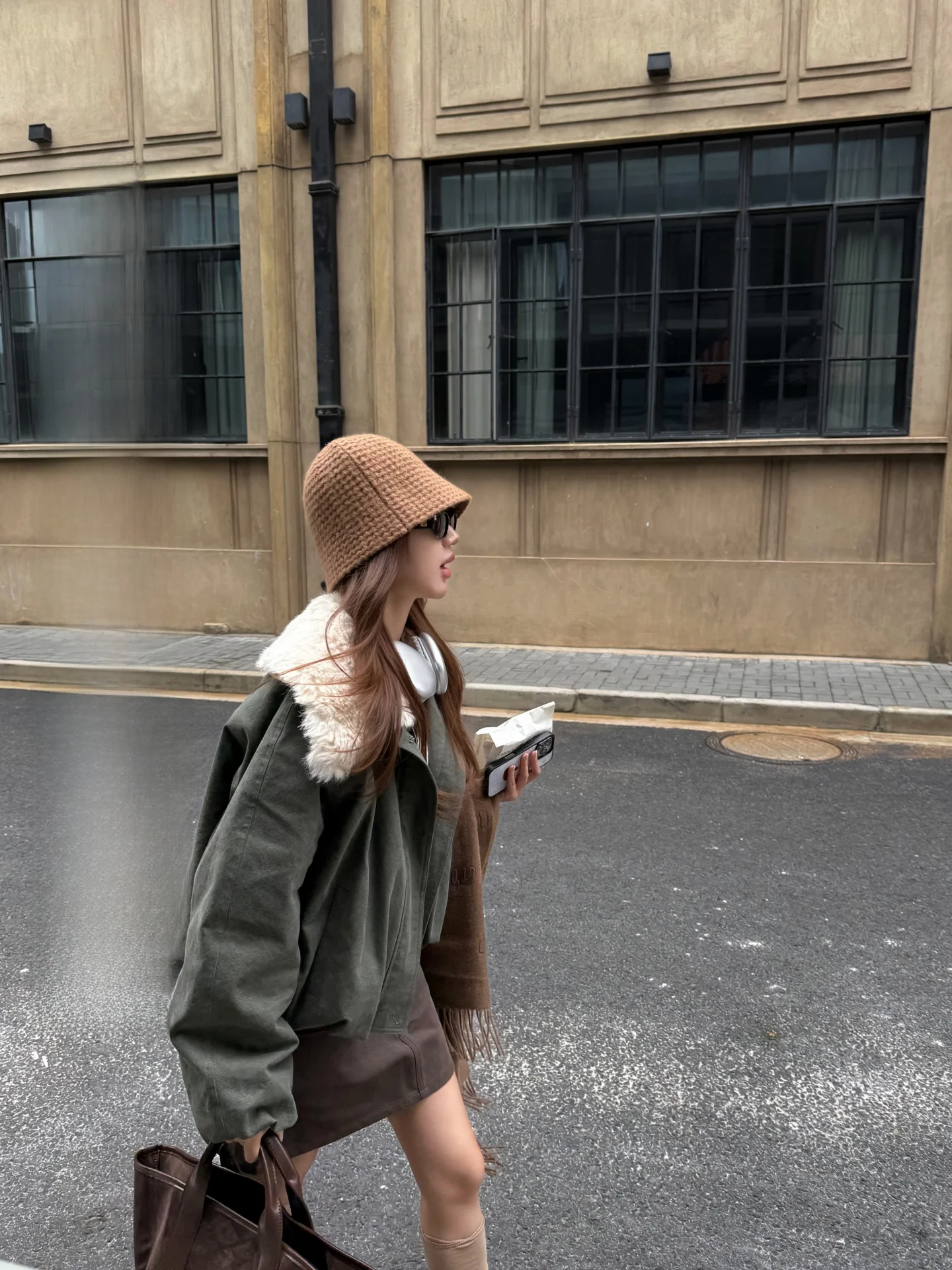 

Зимнее пальто Meyes Houston Street из хлопка с винтажным американским меховым воротником и воротником-стойкой, утепленное, для женщин