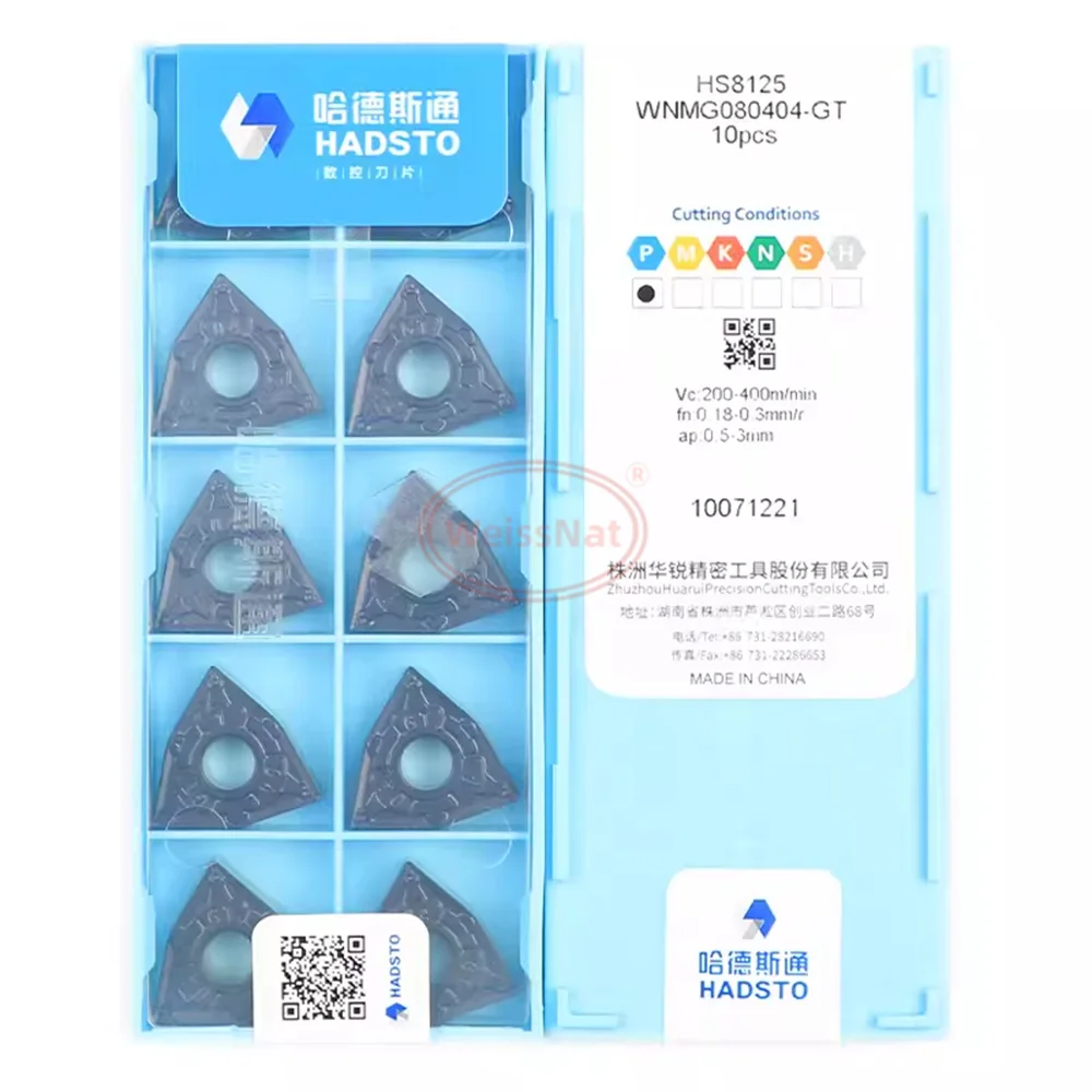 

WNMG080402 WNMG080404 WNMG080408 WNMG060412 WNMG06T312HS7120 HS7125 Твердосплавные вставки WNMG