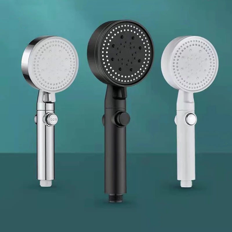 

3-позиционная ручная насадка для душа высокого давления, съемная насадка для душа со шлангом, набор регулируемых угловых кронштейнов, набор для душа