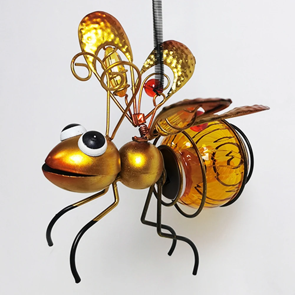 Lighting Bug Decor - Hanging Solar Insect Statue with LED