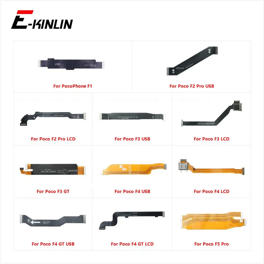 

Main Motherboard LCD Display Connector Flex Cable For XiaoMi PocoPhone F1 Poco F2 F3 GT F4 F5 Pro