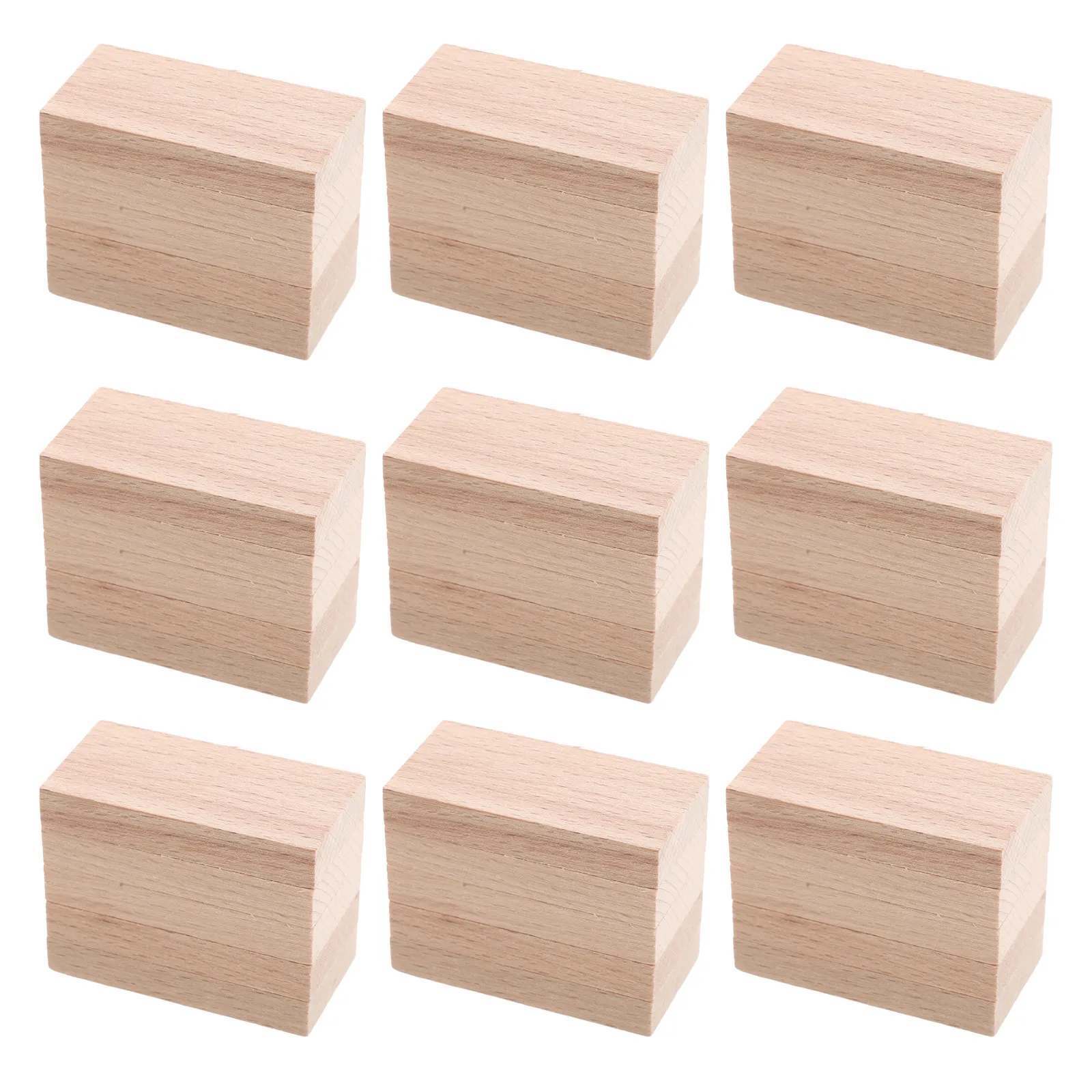 100 Pezzi Blocchi di Domino in Legno di Faggio, Gioco di Impilamento Naturale per Bambini e Famiglia, Torre Traballante per Esterni, Gioco di Equilibrio Montessori