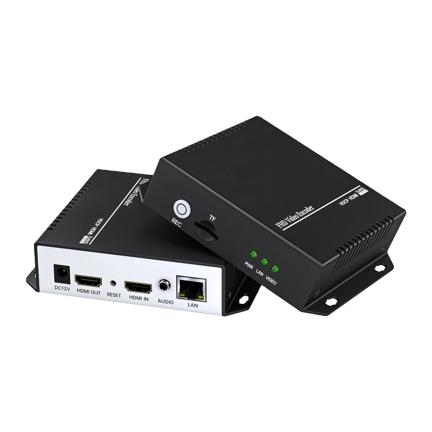 

SRT RTMP UDP Low Lantency Transmitter Camera Ip H.265 H.264 HDMI Video Capture Box Stream Encoder with Recorder