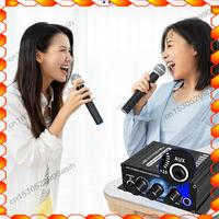 -AT52 AK-270 AK270 12V Mini HIFI Power Amplifier Audio Home Car Theater Amplifier 2 Channel Amplifier USB/SD AUX Input