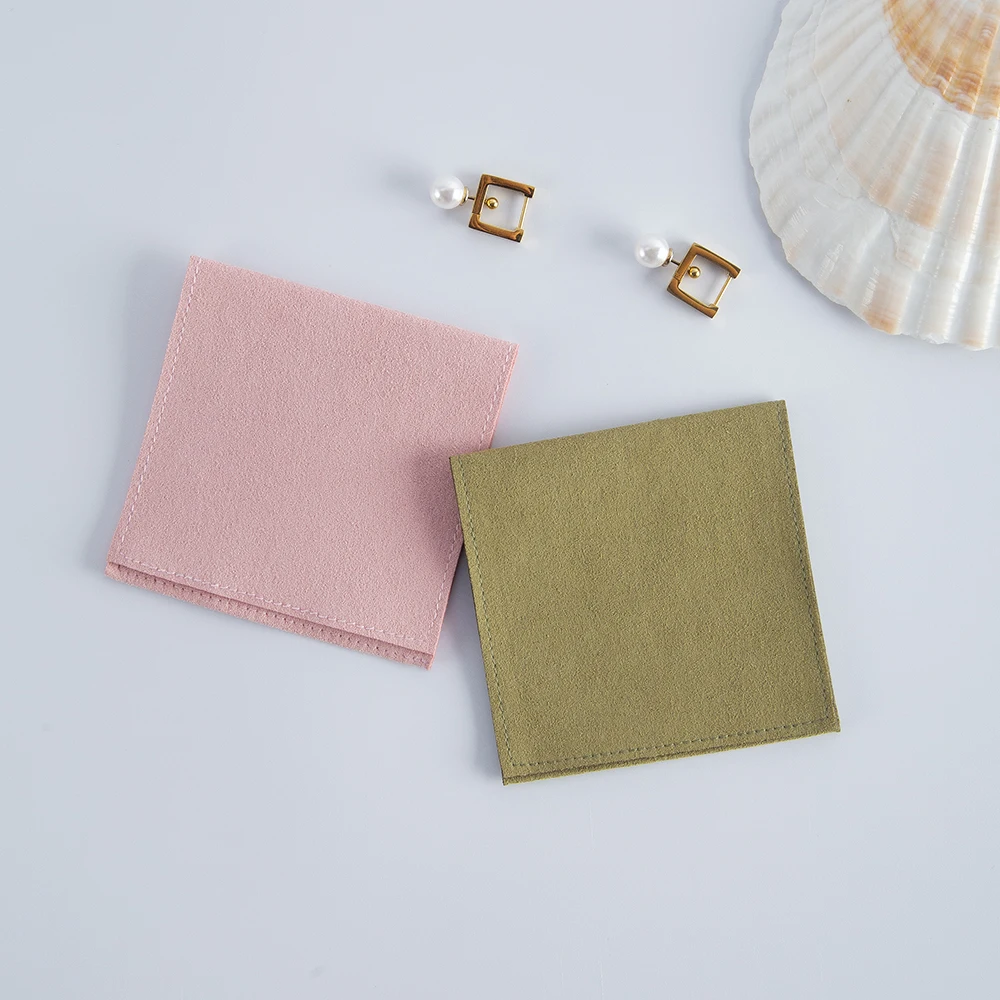 50Pcs Microfiber Velvet Gift Bags Multi Size Jewelry Ring Earring Packaging organizer Wedding Pouches with Candy Bracelet Sachet