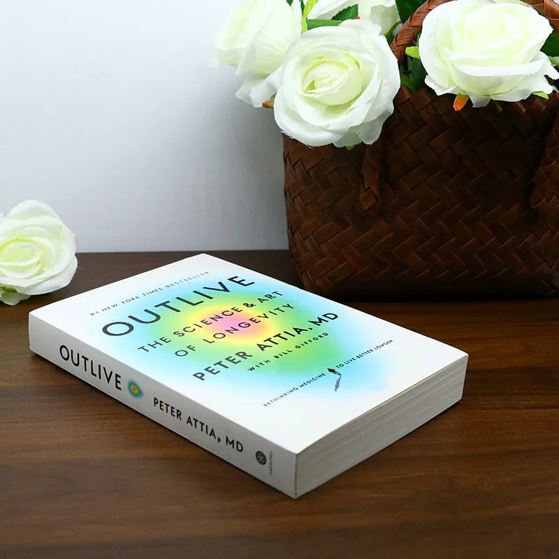 OutliveThe Science Art of Longevity 1 New York Times الأكثر مبيعًا بواسطة Peter Attia MD مع Bill Gifford Lifelong Health & Wellness