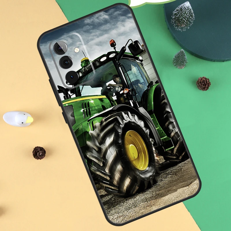 Farm Vehicle Tractor Case For Samsung Galaxy A55 A35 A25 A15 A51 A71 A12 A32 A52 A13 A33 A53 A54 A34 A14 Cover