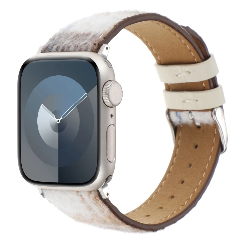 Women's plaid plush strap is Apple Watch Ultra 2 49mm strap 41mm strap 45mm IWatch Series10 9 SE 8 7 6 46 strap 40mm 42mm 44m