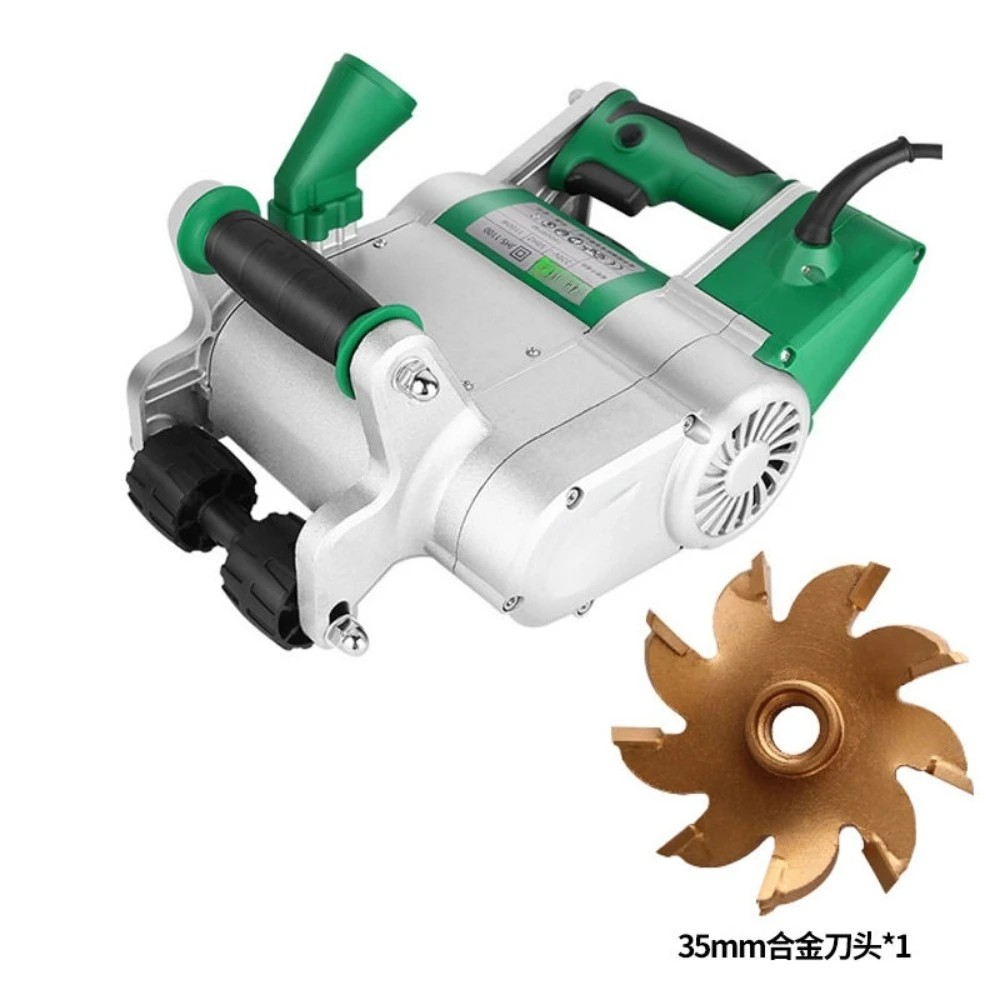 1PC 1100 Watt 25/35MM Industrial Wall Chaser Machine 1600r/min Wall Groove Cutting Machine Line Slot Machine 220V