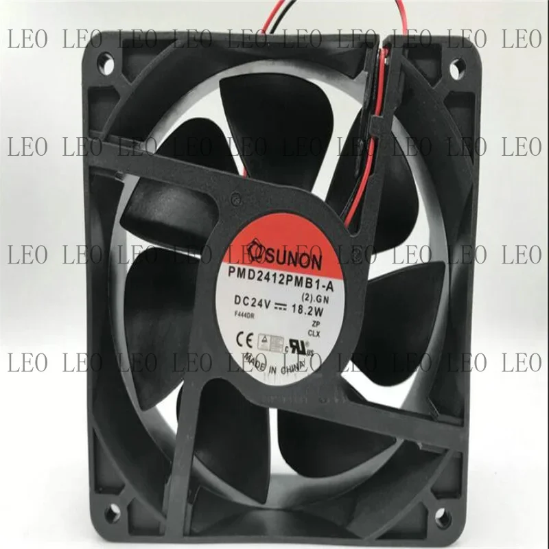 MY For SUNON PMD2412PMB1-A (2).GN 12038 DC24V 18.2W two-wire inverter fan