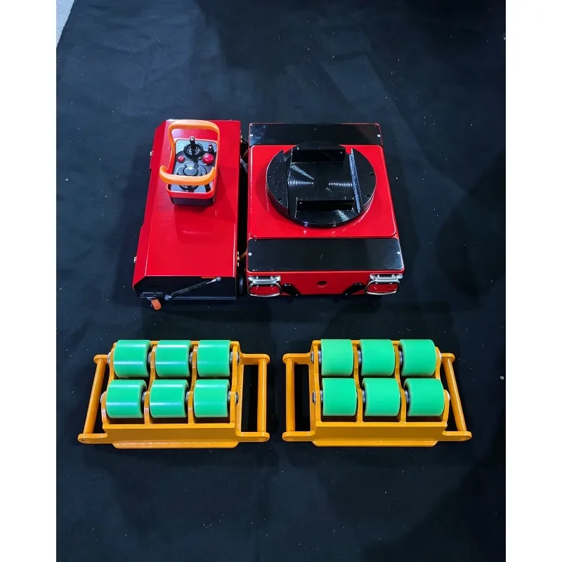 2026 New Electric Tank Roller Trolley Mover with Universal Wheels, 20Ton Heavy‑Duty Cargo Moving Vehicle for Factory Equipment