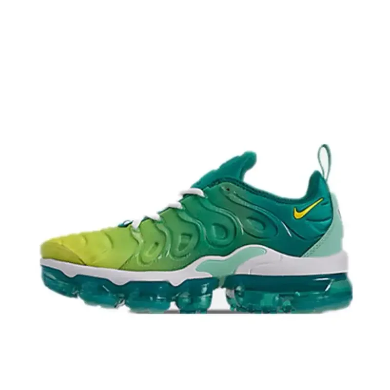 حذاء الجري Nike Vapormax Plus مريح، ممتص للصدمات، غير قابل للانزلاق، مقاوم للاهتراء للرجال والنساء، White Warrior