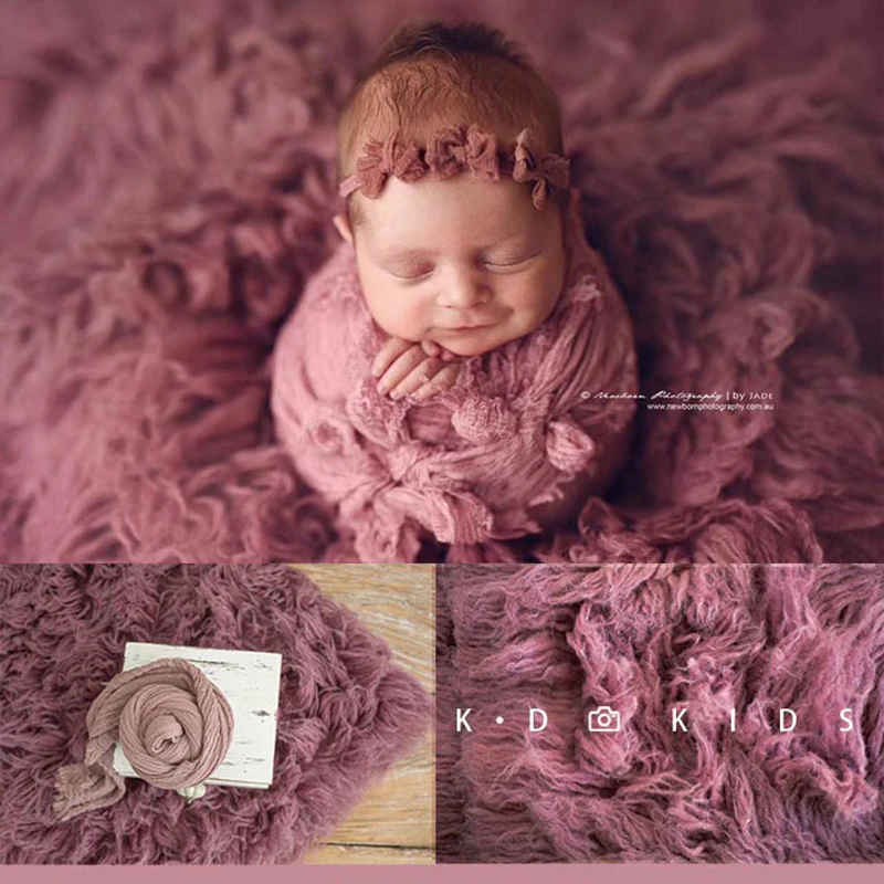 Newborn Photography Prop Big 120x150cm Flokati Blanket For Photo Luxury Wool Curly Flokati Rug Blanket Studio Shoot Accessories