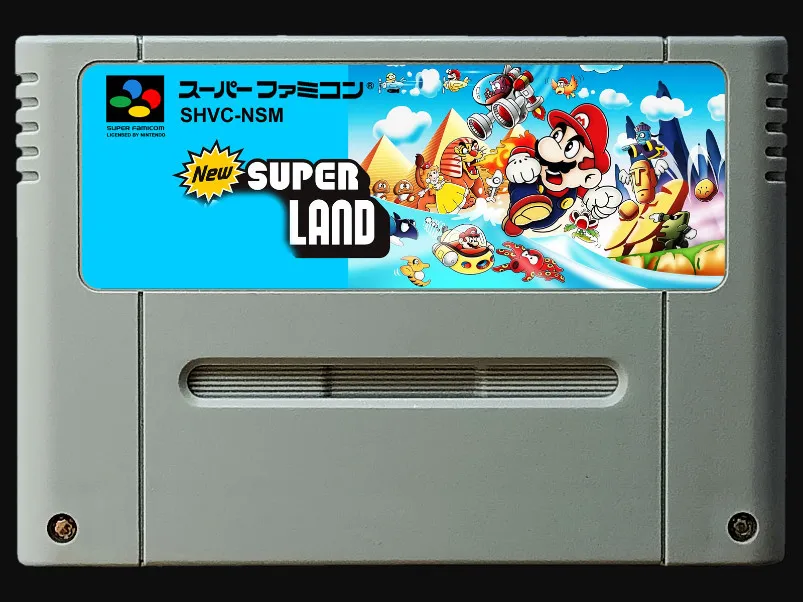 

16bits game cards : Super Land ( Japanese NTSC Version!! )