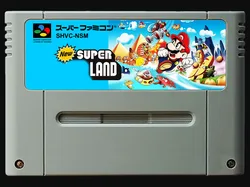 16bits game cards : Super Land ( Japanese NTSC Version!! )