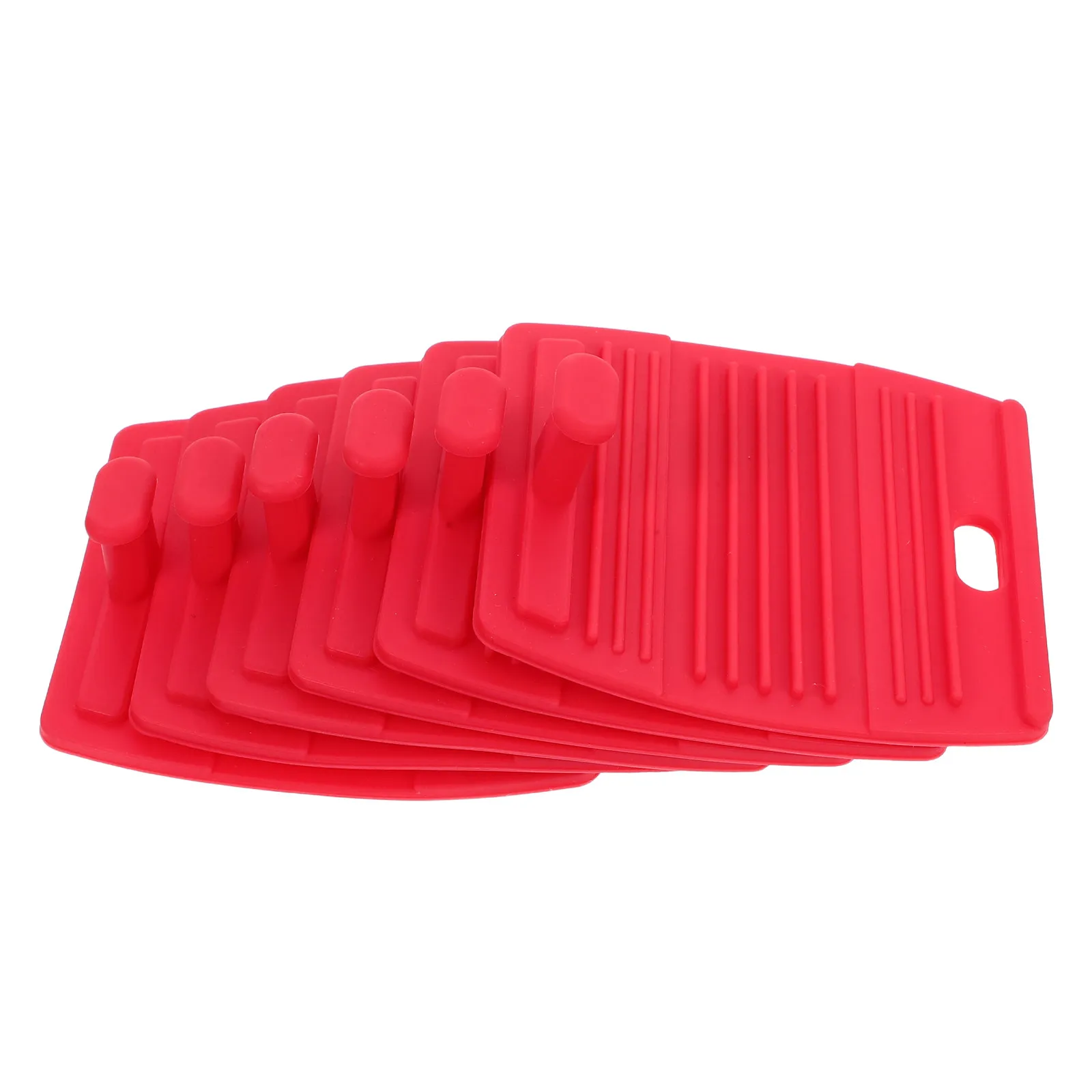 

6Pcs Silicone Handle Covers Heat Resistant Anti Slip Universal Fit for Pot Pan Wok Lid Grips Kitchen Cooking Accessories