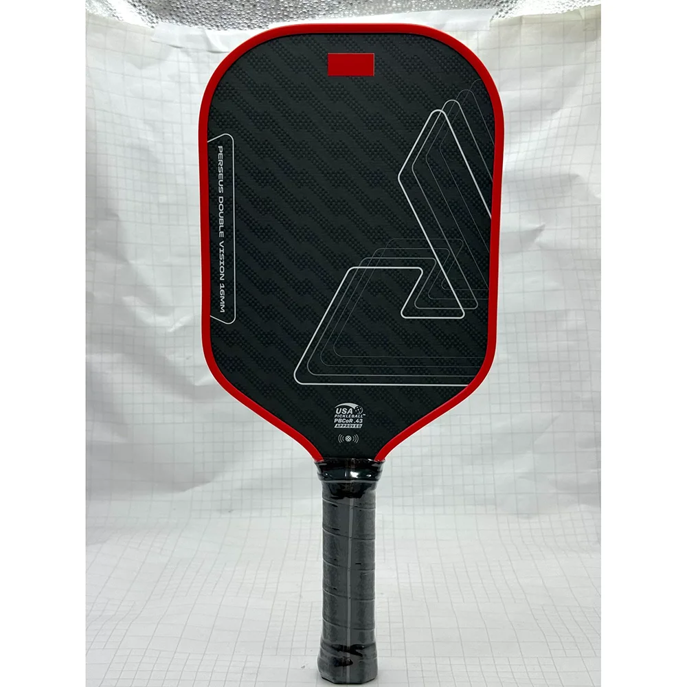 Pickleball Paddles T700 Carbon Fiber Lightning Pattern Matte Cloth Texture Lightweight Balanced Spin and Control USAPA Certified