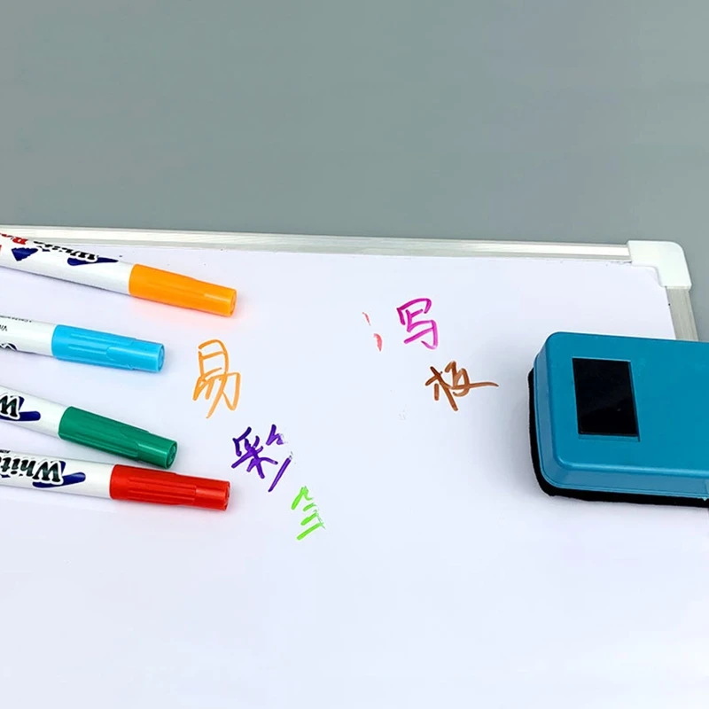 12 színek whiteboard markers Oltható Színes Lebélyegző Szárnyak számára Iskolaépület Hivatali székhely whiteboard Falitábla