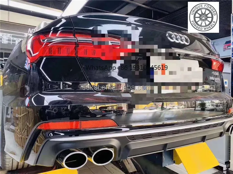 

S6 Rear Diffuser Exhaust Pipe for audi A6 C8 2019+