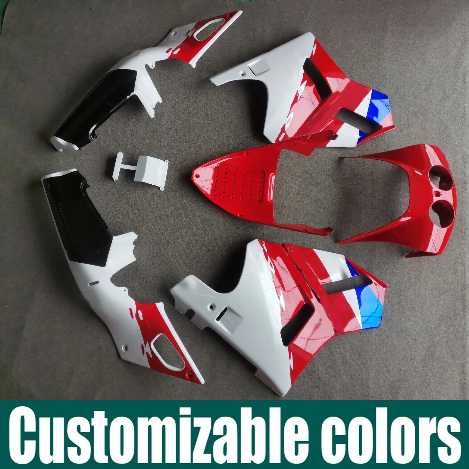 Fit For Honda VFR400 NC30 1988 - 1992 Motorcycle Plastic Shell Fairing Bodywork Set VFR 400 MC30 1989 1990 1991