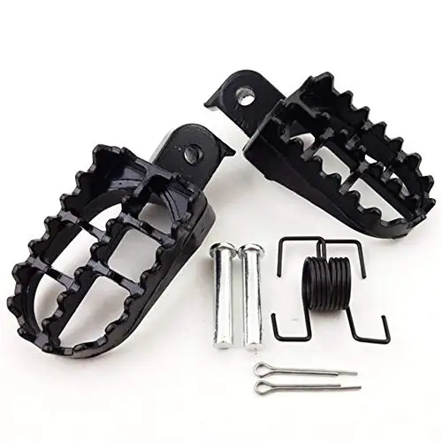 

2pcs Black Motorcycle Pit Dirt Bike Foot Pegs Footrest Pedals (8mm Bolt)