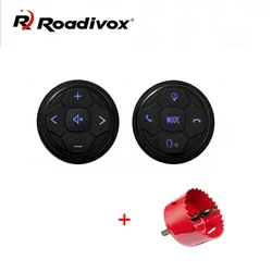 10 Keys Wireless bluetooth car steering wheel control android Universal for DVD GPS Multimedia Radio Remote Control Buttons