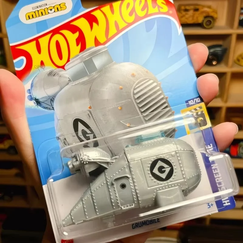 

In Stock New Anime Same Style Hotwheels Alloy Car Model Grumobile Yellow Submarine Toy Cars Model C4982 Children'S Holiday Gifts