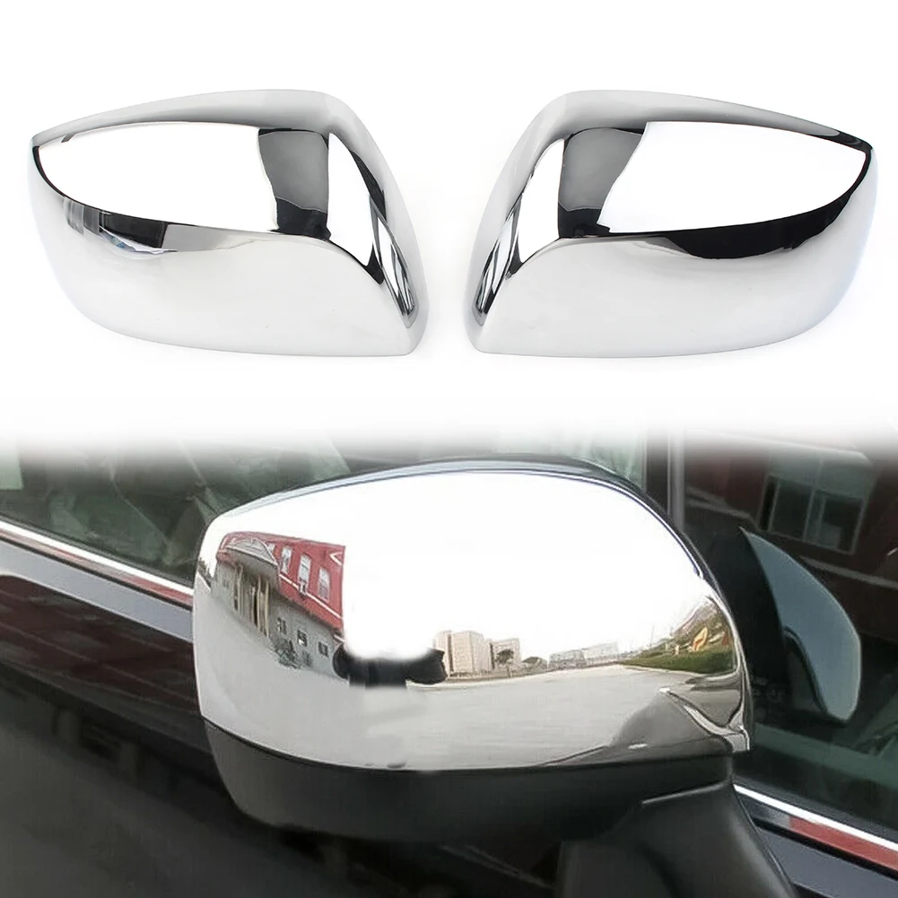 Chrome ABS Side Mirror Cover For Subaru Forester SJ 2013 2014 2015 2016 2017 2018 Rearview Molding Trims