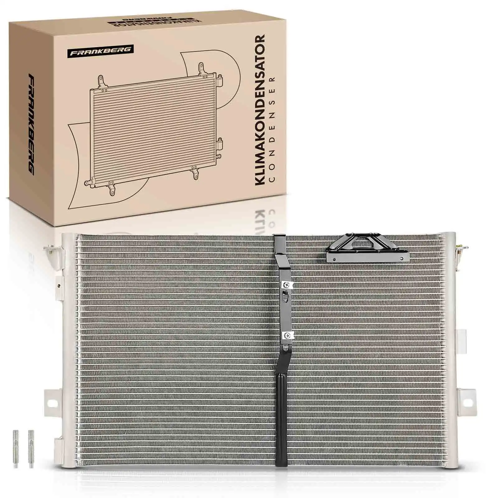 Frankberg 1x Condensator airconditioner voor Chrysler Voyager III Van Dodge Caravan 4809196 CN4709PFC 94267 5016793AC CH3030138