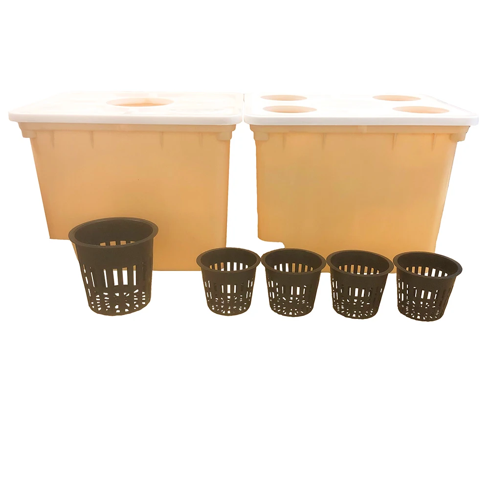 5Pcs Heavy Duty Black Dutch barrel planting basket Plant Grow Net Nursery Pots Cup Hydroponic colonization Mesh plastic Basket