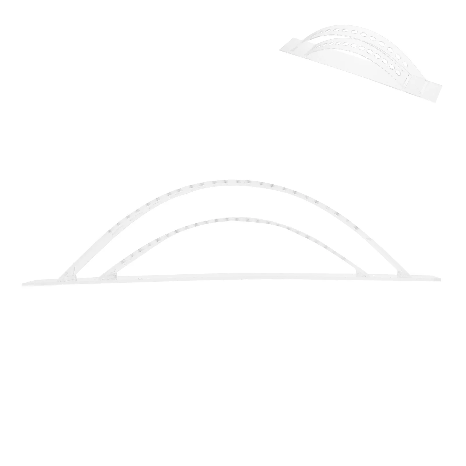 

Clear Acrylic Pen Display Stand 12 Slots Desktop Pen Holder Arch Pencil Rack Makeup Brush Organizer Office School Storage