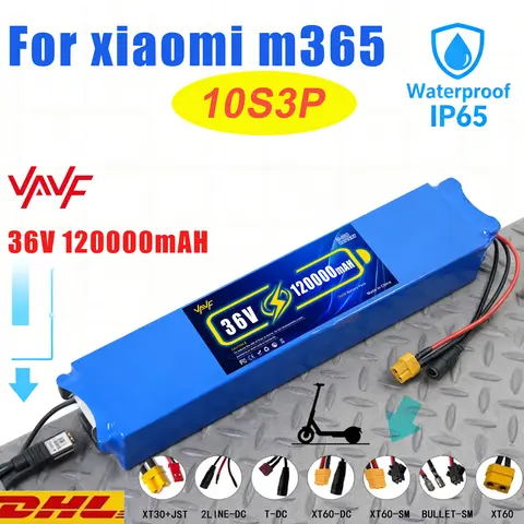 Factory outlet 36V 10S3P 120Ah 18650 Lithium Battery Pack 500W High Power🥍Battery High Quality Battery Pack for M365 BMS 36V