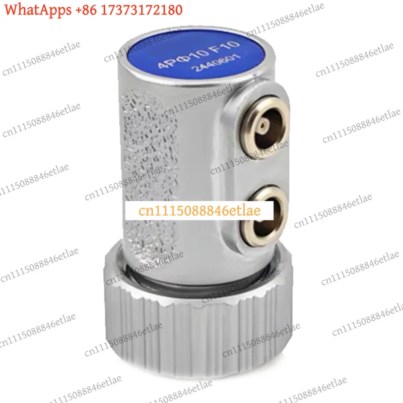 k3 4MHz Φ10mm F10 Dual Crystal Straight Probe, 5MHz Ultrasonic NDT Transducer for Longitudinal Wave Testing