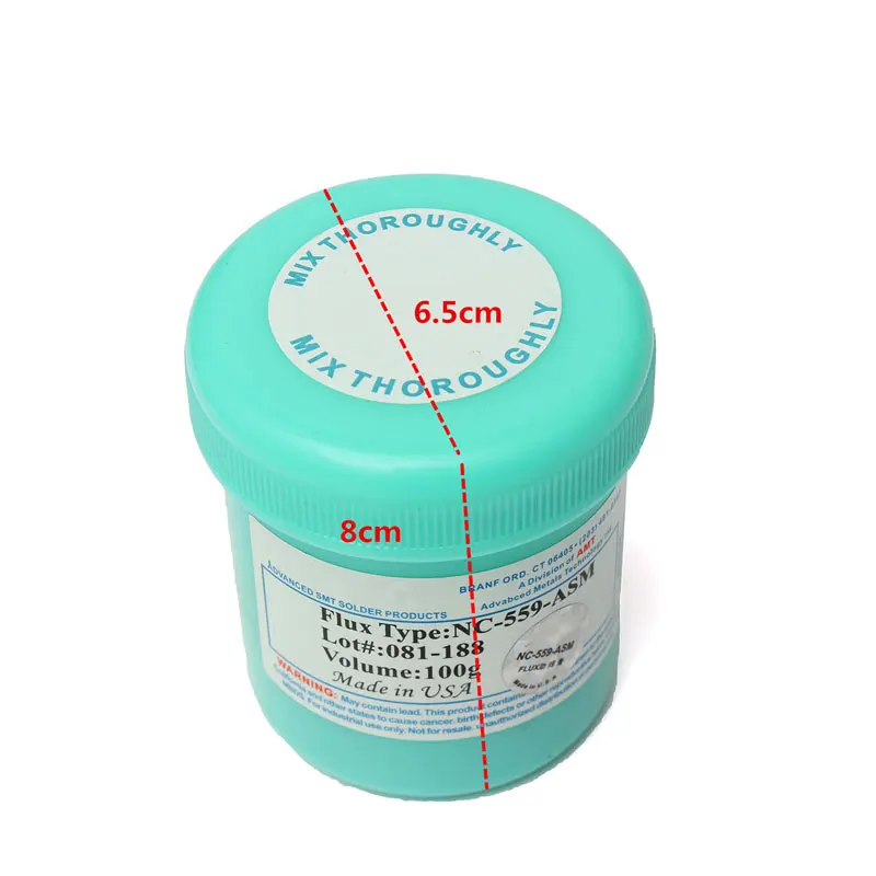 JimBon NC-559-ASM TPF Flux Anti-Wet No-Clean 100g Cream AMTECH Solder Paste