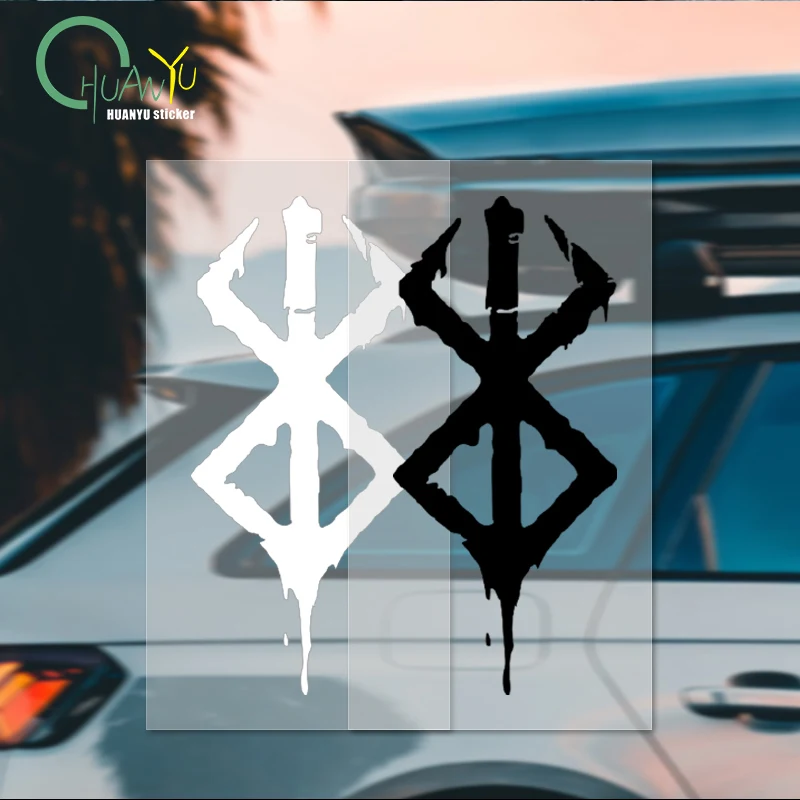 Personalized creative warrior decal car sticker sword wind legend car sticker decoration sticker scratch proof waterproof