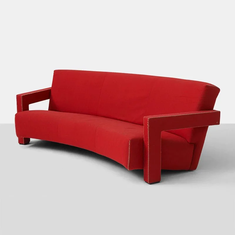 

Nordic living room double curved sofa modern simple hotel bedroom designer furniture casual lazy sofa