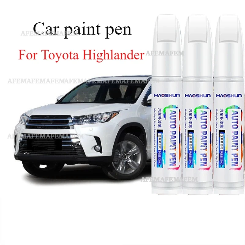 Refinish Pen Platinum Pearl White Car Paint Scratch For Toyota Highlander Dazzling Crystal Black Spot Pen For Toyota Highlander