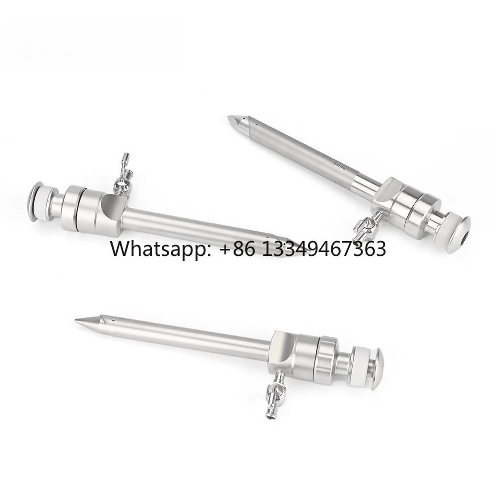 Magnetic Trocar Cannula 10mm 12mm Blunt/sharp Tip Head Stainless Steel Surgery