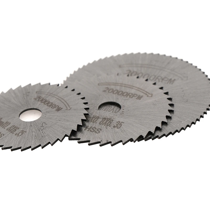 

7 шт. HSS дисковая пила 22 мм-44 мм 3,2 мм стержень для дрели, вращающийся инструмент, режущие диски