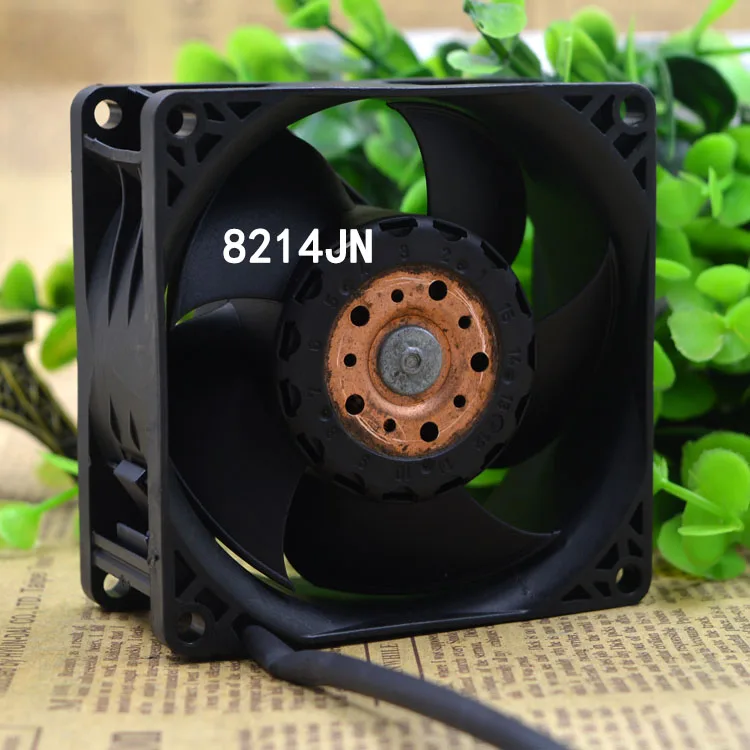 1PCS Sealed  Radiator Manufacturer Frequency Converter Fan 24V Axial Flow Fan 10.8W 80*80*38mm 8214JN Cooling Fan