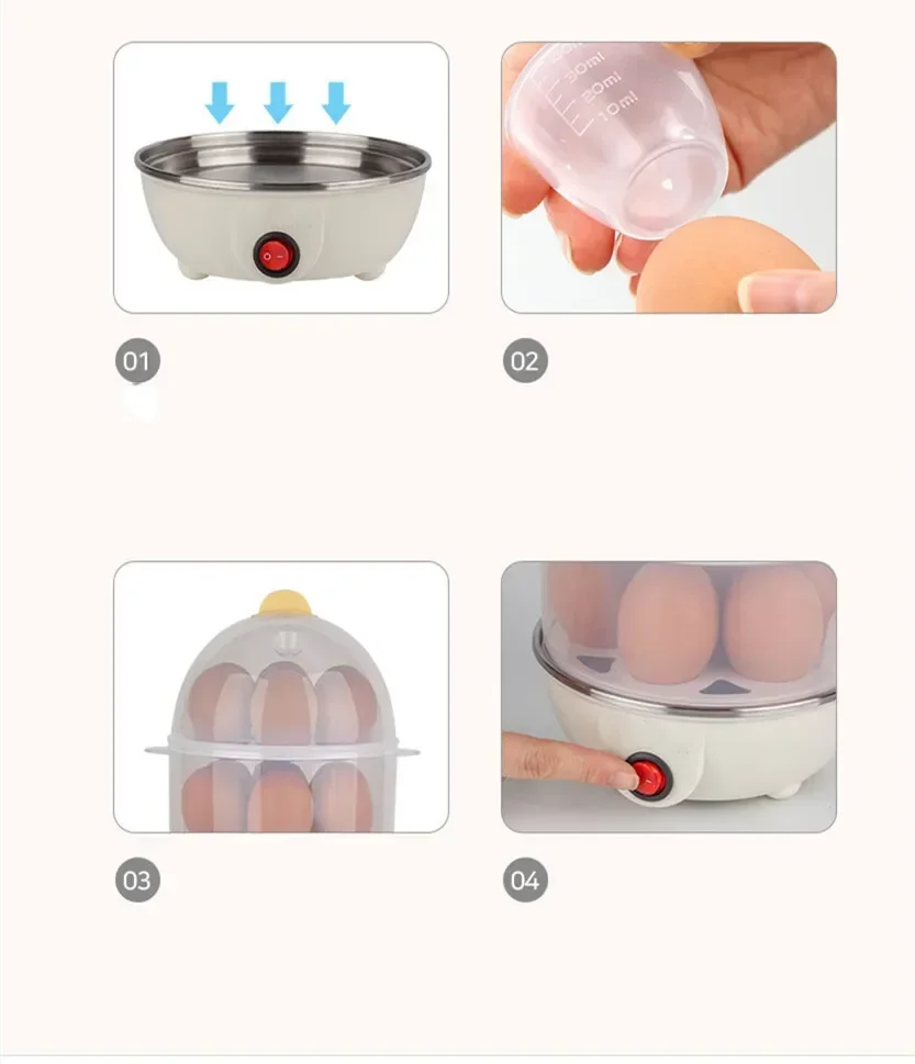 Hervidor de huevos de dos capas