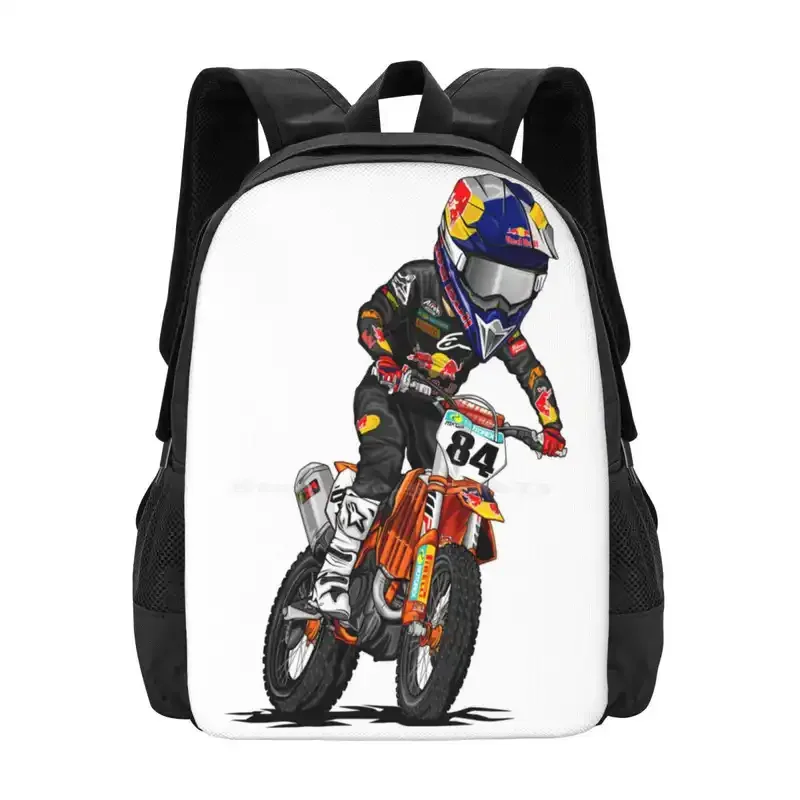 

Motocross Rider 84 Hot Sale Schoolbag Backpack Fashion Bags Motocross Mx Sx Supercross