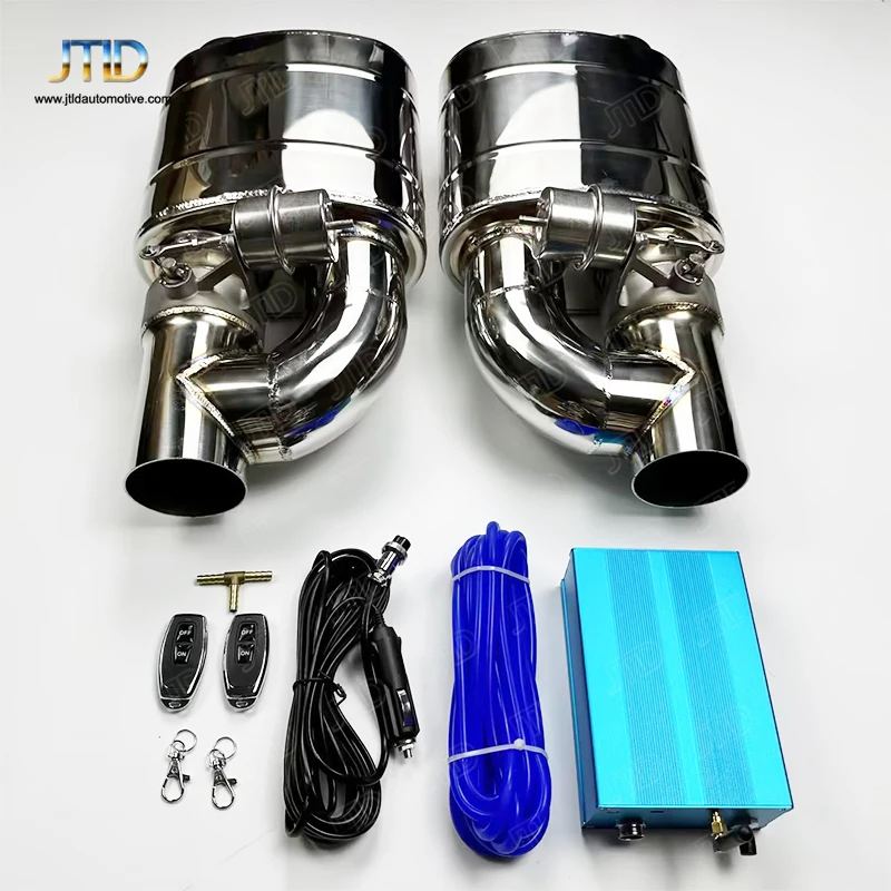 

Performance Universal 76mm 3" 201Stainless Steel Single Valve Electronic Controller Exhaust Electric Muffler With Remote Control