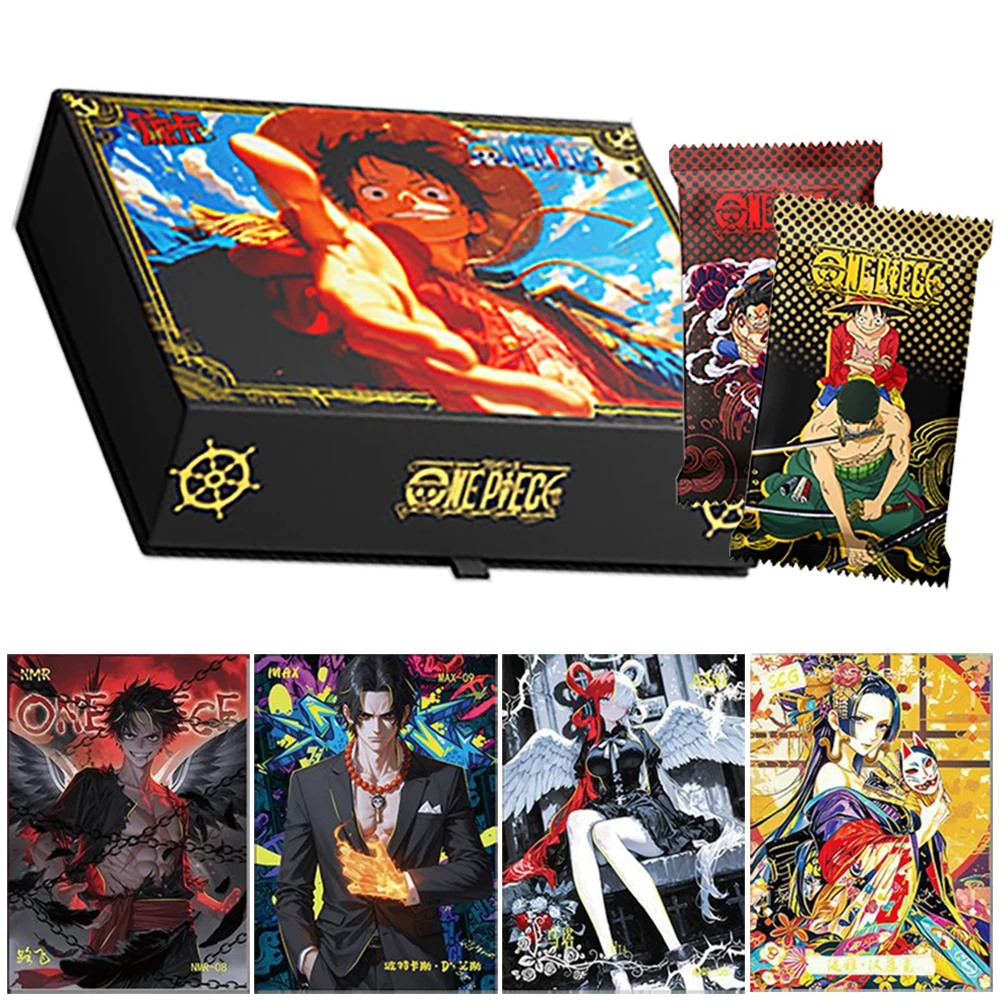

Fantasy Hot Blood Anime One Piece Limited Collection Cards Festival Party Children's Sharing Cards Peripherals Toys for Family