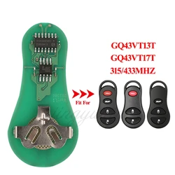Jingyuqin Remote Car No Key Only PCB GQ43VT9T/13T/17T 315/433MHZ For Jeep Dodge Durango Chrysler 300M Concorde 2001-2004 3/4BTNS