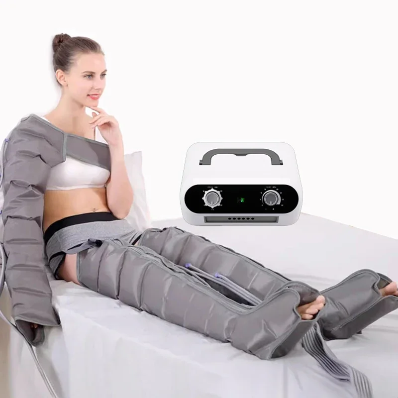 

6 Airbags Air Pressure Leg Massager with Air Compression Therapy Arm Thigh Waist Pneumatic Air Wraps Pain Releif Remote Control