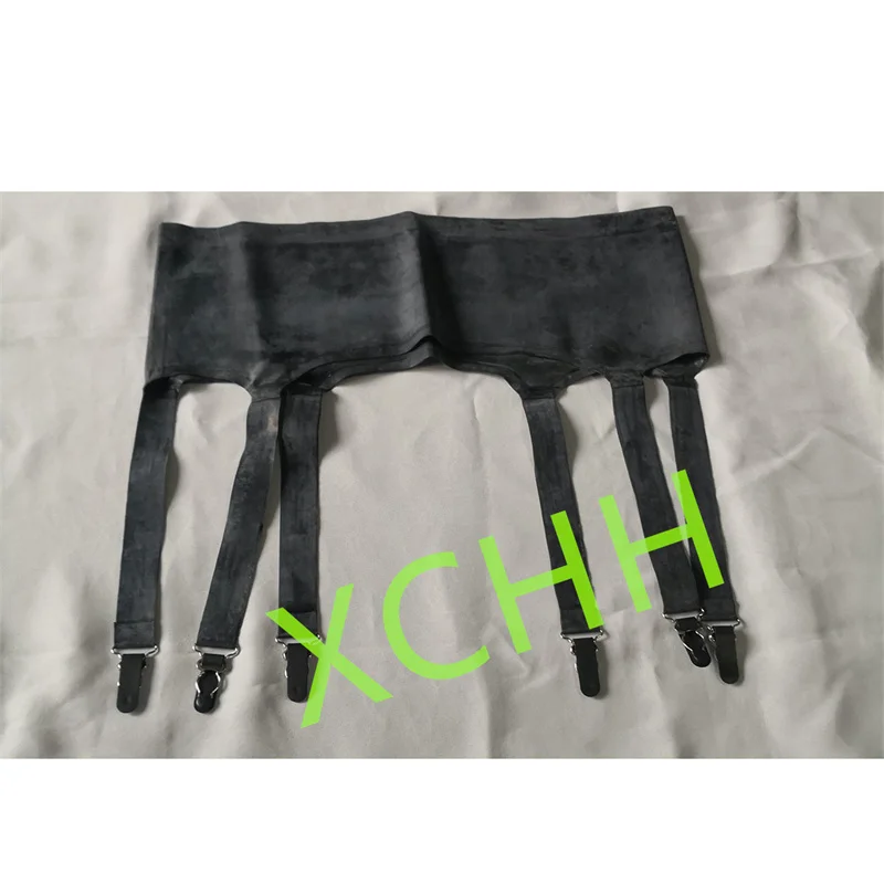 

Черный женский латексный пояс для чулок с зажимами для чулок, для вечеринок, клубов, косплея, костюмов